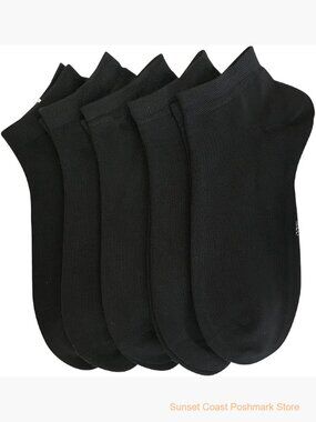 Women Viscose Bamboo Athletic Socks Low Cut Thin Lightweight 5 Pairs